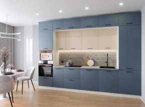 Кухонный гарнитур Фьюжн 3400 (Стол. 38мм) в Заречном - zarechnyy.ok-mebel.com | фото