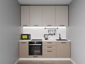 Кухонный гарнитур Каппучино 2200 h950 (Стол. 26мм) в Заречном - zarechnyy.ok-mebel.com | фото