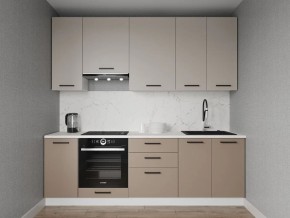 Кухонный гарнитур Каппучино 2400 h950 (Стол. 26мм) в Заречном - zarechnyy.ok-mebel.com | фото