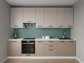 Кухонный гарнитур Каппучино 3000 h950 (Стол. 38мм) в Заречном - zarechnyy.ok-mebel.com | фото