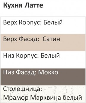 Кухонный гарнитур Латте 2000 (Стол. 38мм) в Заречном - zarechnyy.ok-mebel.com | фото 3