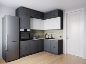 Кухонный гарнитур Меренга 2200*1700 (Стол. 26мм) в Заречном - zarechnyy.ok-mebel.com | фото