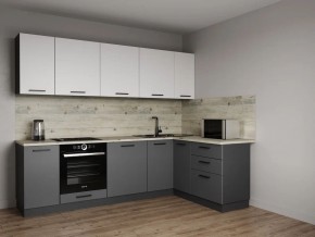 Кухонный гарнитур Меренга 2600*1600 (Стол. 38мм) в Заречном - zarechnyy.ok-mebel.com | фото