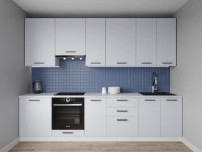 Кухонный гарнитур Смоки 2400 h950 (Стол. 38 мм) в Заречном - zarechnyy.ok-mebel.com | фото