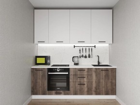 Кухонный гарнитур Старое Дерево 2200 h950 (Стол. 38мм) в Заречном - zarechnyy.ok-mebel.com | фото
