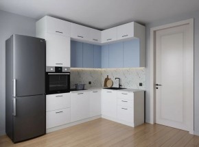 Кухонный гарнитур угловой Капри 2200*1700 (Стол. 38мм) в Заречном - zarechnyy.ok-mebel.com | фото