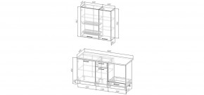 Кухонный гарнитур Умбра 1600 h950 (Стол. 26мм) в Заречном - zarechnyy.ok-mebel.com | фото 2