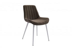 ЛАРИ Стул (кофе (велюр)/белый​​​​​​​) в Заречном - zarechnyy.ok-mebel.com | фото