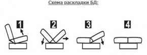 ЛАУРА ЛЮКС Диван Лаура Люкс БД+2подушки в Заречном - zarechnyy.ok-mebel.com | фото 7