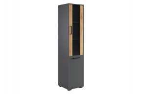 ЛАЙТ 2 Стеллаж (графит) в Заречном - zarechnyy.ok-mebel.com | фото