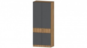 ЛЕНОРА Шкаф 2х створчатый (графит) в Заречном - zarechnyy.ok-mebel.com | фото