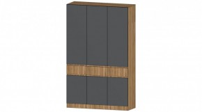 ЛЕНОРА Шкаф 3х створчатый (графит) в Заречном - zarechnyy.ok-mebel.com | фото