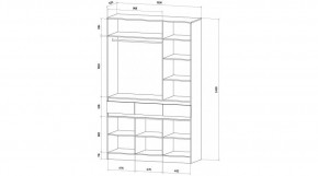 ЛЕНОРА Спальный гарнитур (модульный) кашемир в Заречном - zarechnyy.ok-mebel.com | фото 9