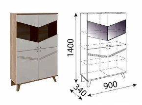 Лимба (гостиная) М04 Сервант в Заречном - zarechnyy.ok-mebel.com | фото