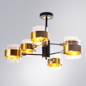 Люстра на штанге Arte Lamp Carlo A8205SP-6BK в Заречном - zarechnyy.ok-mebel.com | фото 2