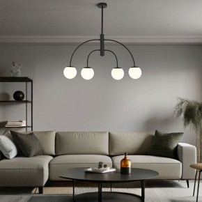 Люстра на штанге Eurosvet Cenacolo 30179/4 черный в Заречном - zarechnyy.ok-mebel.com | фото 2