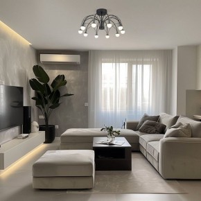 Люстра на штанге Eurosvet Ragno 90035/10 LED черный в Заречном - zarechnyy.ok-mebel.com | фото 5