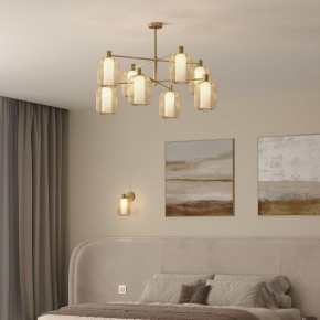 Люстра на штанге Eurosvet Voile 30192/8 золото в Заречном - zarechnyy.ok-mebel.com | фото 3