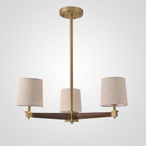Люстра на штанге Imperiumloft Jorgenson Beige/Dark wood STAVRA01 в Заречном - zarechnyy.ok-mebel.com | фото