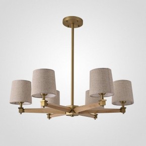 Люстра на штанге Imperiumloft Jorgenson Beige/Light wood STAVRA01 в Заречном - zarechnyy.ok-mebel.com | фото