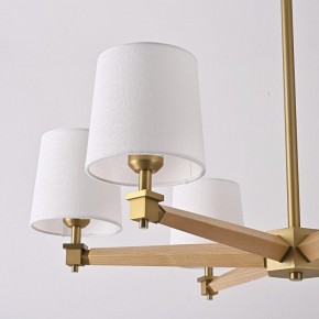 Люстра на штанге Imperiumloft Jorgenson White/Light wood STAVRA01 в Заречном - zarechnyy.ok-mebel.com | фото 11
