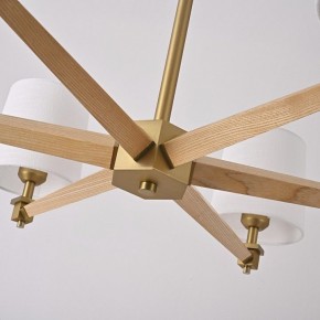 Люстра на штанге Imperiumloft Jorgenson White/Light wood STAVRA01 в Заречном - zarechnyy.ok-mebel.com | фото 13