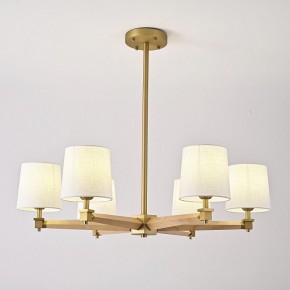 Люстра на штанге Imperiumloft Jorgenson White/Light wood STAVRA01 в Заречном - zarechnyy.ok-mebel.com | фото 2