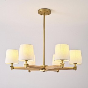 Люстра на штанге Imperiumloft Jorgenson White/Light wood STAVRA01 в Заречном - zarechnyy.ok-mebel.com | фото 3
