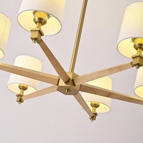 Люстра на штанге Imperiumloft Jorgenson White/Light wood STAVRA01 в Заречном - zarechnyy.ok-mebel.com | фото 7