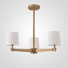 Люстра на штанге Imperiumloft Jorgenson White/Light wood STAVRA01 в Заречном - zarechnyy.ok-mebel.com | фото