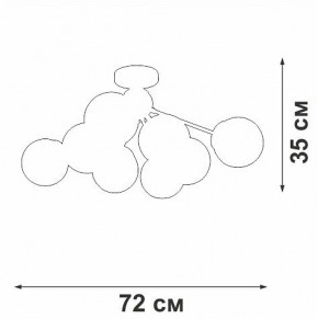 Люстра на штанге Vitaluce V3772 V3772-8/8PL в Заречном - zarechnyy.ok-mebel.com | фото 4
