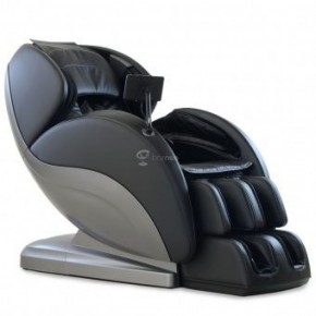 Массажное кресло PS6500 черно-серебряное в Заречном - zarechnyy.ok-mebel.com | фото