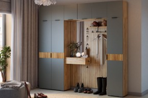 МЕБЕЛЬСОН К12 Прихожая (графит) в Заречном - zarechnyy.ok-mebel.com | фото