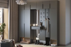 МЕБЕЛЬСОН К32 Прихожая (графит) в Заречном - zarechnyy.ok-mebel.com | фото