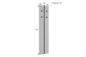 МЕРСИ Прихожая (модульная) белое дерево в Заречном - zarechnyy.ok-mebel.com | фото 2