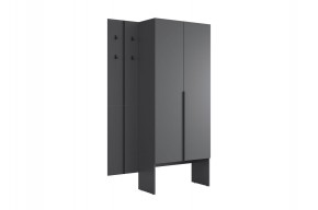 МЕРСИ Прихожая (модульная) графит в Заречном - zarechnyy.ok-mebel.com | фото 6