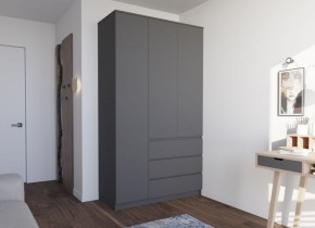МОРИ МШ 1200.1 Шкаф (графит) в Заречном - zarechnyy.ok-mebel.com | фото