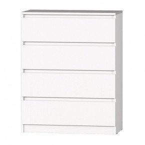 МС "Хилтон" Комод №1 800 (4 ящ.) белый текстурный в Заречном - zarechnyy.ok-mebel.com | фото 2