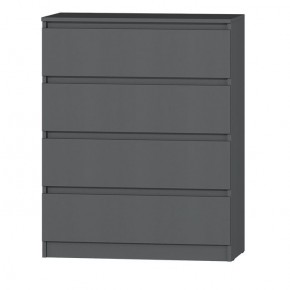 МС "Хилтон" Комод №1 800 (4 ящ.) графит в Заречном - zarechnyy.ok-mebel.com | фото 2