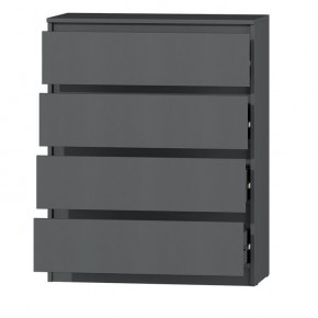МС "Хилтон" Комод №1 800 (4 ящ.) графит в Заречном - zarechnyy.ok-mebel.com | фото 3