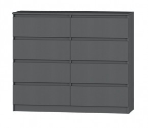 МС "Хилтон" Комод №3 1200 (8 ящ.) графит в Заречном - zarechnyy.ok-mebel.com | фото
