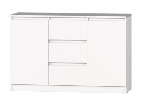 МС "Хилтон" Комод №4 1200 (белый текстурный) в Заречном - zarechnyy.ok-mebel.com | фото 2