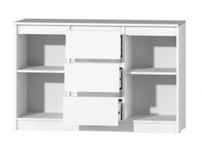 МС "Хилтон" Комод №4 1200 (белый текстурный) в Заречном - zarechnyy.ok-mebel.com | фото 3