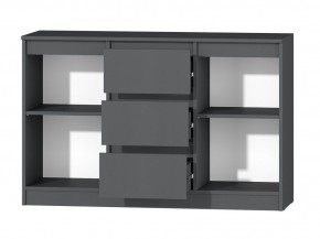 МС "Хилтон" Комод №4 1200 (графит) в Заречном - zarechnyy.ok-mebel.com | фото 3