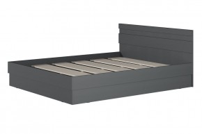 МС "Хилтон" Кровать 1,6 (графит) 1600*2000 в Заречном - zarechnyy.ok-mebel.com | фото