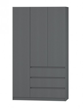 МС "Хилтон" Шкаф №2 1200 (Графит) в Заречном - zarechnyy.ok-mebel.com | фото