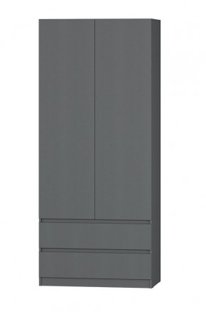 МС "Хилтон" Шкаф №3 900 (Графит) в Заречном - zarechnyy.ok-mebel.com | фото