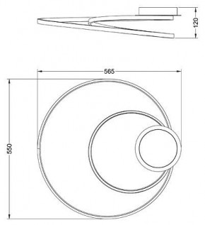 Накладной светильник Arte Lamp Millo A3893PL-30BK в Заречном - zarechnyy.ok-mebel.com | фото 2