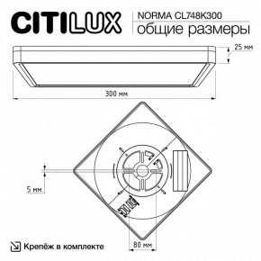 Накладной светильник Citilux Norma CL748K300 в Заречном - zarechnyy.ok-mebel.com | фото 7