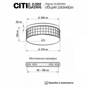 Накладной светильник Citilux Портал CL32413G1 в Заречном - zarechnyy.ok-mebel.com | фото 12